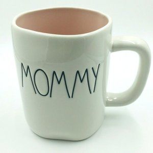 Brand New Rae Dunn “Mommy” Coffee Mug With Pink Interior